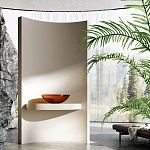 Раковина накладная прозрачная ABBER Kristall AT2802Opal-3