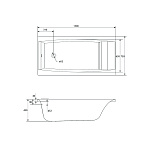Ванна прямоугольная VIRGO 150*75-11