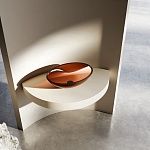 Раковина накладная прозрачная ABBER Kristall AT2802Opal-2