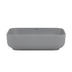 Раковина накладная ABBER Rechteck AC2202MG серая матовая-2