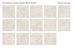 Керамогранит Staro Travertino Cream 60x60 Matt Relief-2