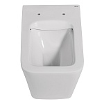 Унитаз ABBER Rechteck AC1211 приставной белый, безободковый-8