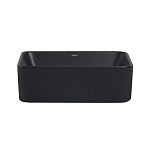Раковина накладная ABBER Rechteck AC2213MB черная матовая-3
