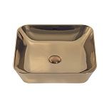 Раковина накладная ABBER Rechteck AC2205GG золото-3