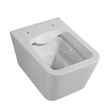 Унитаз ABBER Rechteck AC1201 подвесной белый, безободковый-5