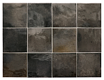 Плитка керамическая настенная 30011 HANOI Black Ash 10x10 см (98 кор./палл.)