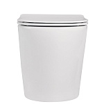 Унитаз ABBER Bequem AC1113 приставной белый, безободковый-7