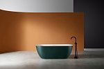 Ванна из искусственного камня ABBER Frankfurt AM9941MBG темно-зеленая матовая-2