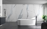 Ванна из искусственного камня ABBER Stein AS9614 белая матовая-5