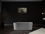 Ванна из искусственного камня ABBER Stein AS9650 белая матовая-2