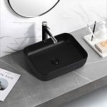 Раковина накладная ABBER Rechteck AC2202MB черная матовая-4