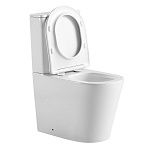 Унитаз ABBER Bequem AC1112TMW компакт белый матовый, безободковый, смыв торнадо-8