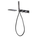 Смеситель ABBER Rund AF8731NG для ванны скрытого монтажа, никель-2