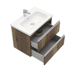 Тумба подвесная ELECTRA 70 под умыв-к Creavit Ideal 70, дуб Рока, LE-WCAB-70-222-4