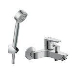 Комплект для ванной 2 в 1: смеситель VERO и душевой гарнитур CARI