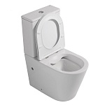 Унитаз ABBER Bequem AC1112 компакт белый, безободковый-4