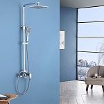 Душевая стойка ABBER Wasserfall AF8616 с изливом, хром-2