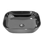 Раковина накладная ABBER Rechteck AC2200GS серебро-2