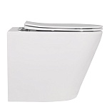 Унитаз ABBER Bequem AC1113 приставной белый, безободковый-6