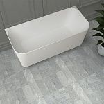 Ванна из искусственного камня ABBER Stein AS9617 белая матовая-2