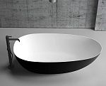 Акриловая ванна ABBER AB9211MB черная матовая-4