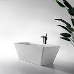 Ванна из искусственного камня ABBER Berlin AM9912 белая матовая-4