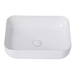 Раковина накладная ABBER Rechteck AC2202 белая-3