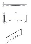 Панель для ванны фронтальная VIRGO 170-2