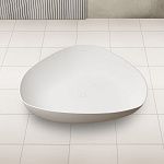 Ванна из искусственного камня ABBER Stein AS9608 белая матовая-3