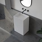 Раковина отдельностоящая ABBER Stein AS2503-H белая матовая-3