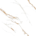 Calacatta Sharp Gold Керамогранит белый 60х60 Полированный-3