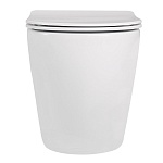 Унитаз ABBER Bequem AC1111 приставной белый, безободковый-6