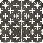 Плитка Poole Black Pre-cut Satin 45х45