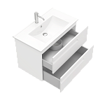 Тумба подвесная ATLAS 80 под умыв-к Creavit Su 80, белый матовый, LA-WCAB-80-122-2