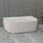 Ванна из искусственного камня ABBER Stein AS9630 белая матовая-2