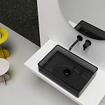 Раковина накладная прозрачная ABBER Kristall AT2803Onyx-3