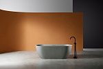 Ванна из искусственного камня ABBER Frankfurt AM9941MLG светло-серая матовая-2