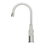 Смеситель для кухни MODUO с гибким изливом белый-6