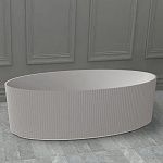 Ванна из искусственного камня ABBER Stein AS9627 белая матовая