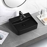 Раковина накладная ABBER Rechteck AC2203MB черная матовая-4