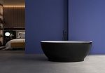 Акриловая ванна ABBER AB9207MB черная матовая-2