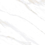 Calacatta Clarity Gold Керамогранит белый 80х80 Полированный-3