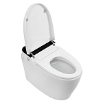 Электронный унитаз-биде ABBER Bequem AC1116S приставной белый-9