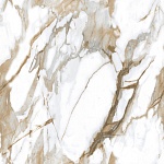 Calacatta Fairy Gold Керамогранит бежевый 60х60 Полированный-3