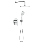 Душевая система LARA встраиваемая хром