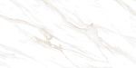 Calacatta Clarity Gold Керамогранит белый 60х120 Полированный