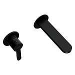 Смеситель для раковины OLIVA встраиваемый однорычажный черный-5