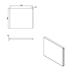 Панель для ванны боковая UNIVERSAL TYPE 1 70-3