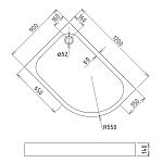 Душевой поддон Gemy ST20 L-2
