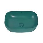 Раковина накладная ABBER Rechteck AC2200MBG темно-зеленая матовая-4